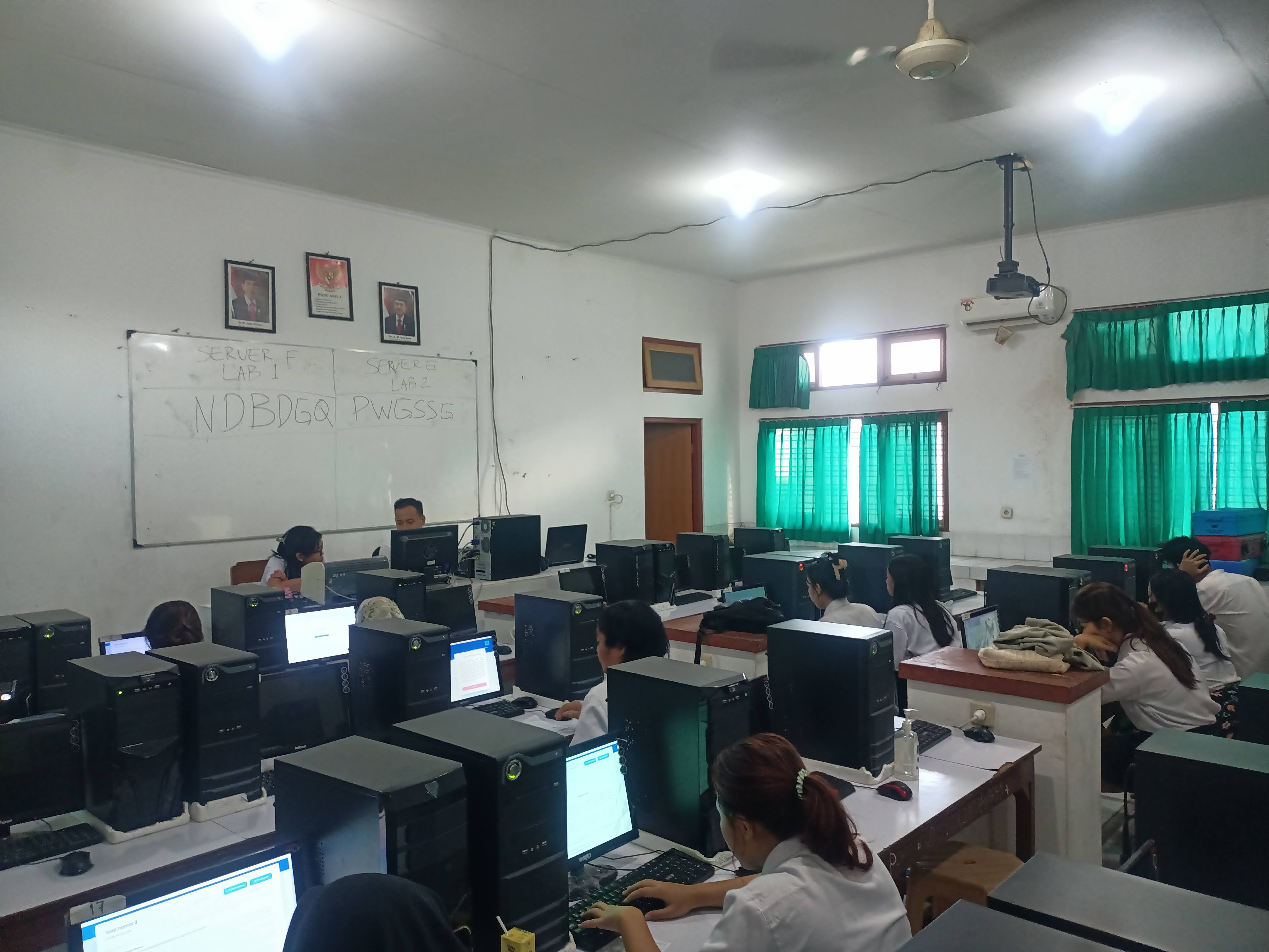 Pelaksanaan Gladi TKA (Tes Kemampuan Akademik) Program Paket C